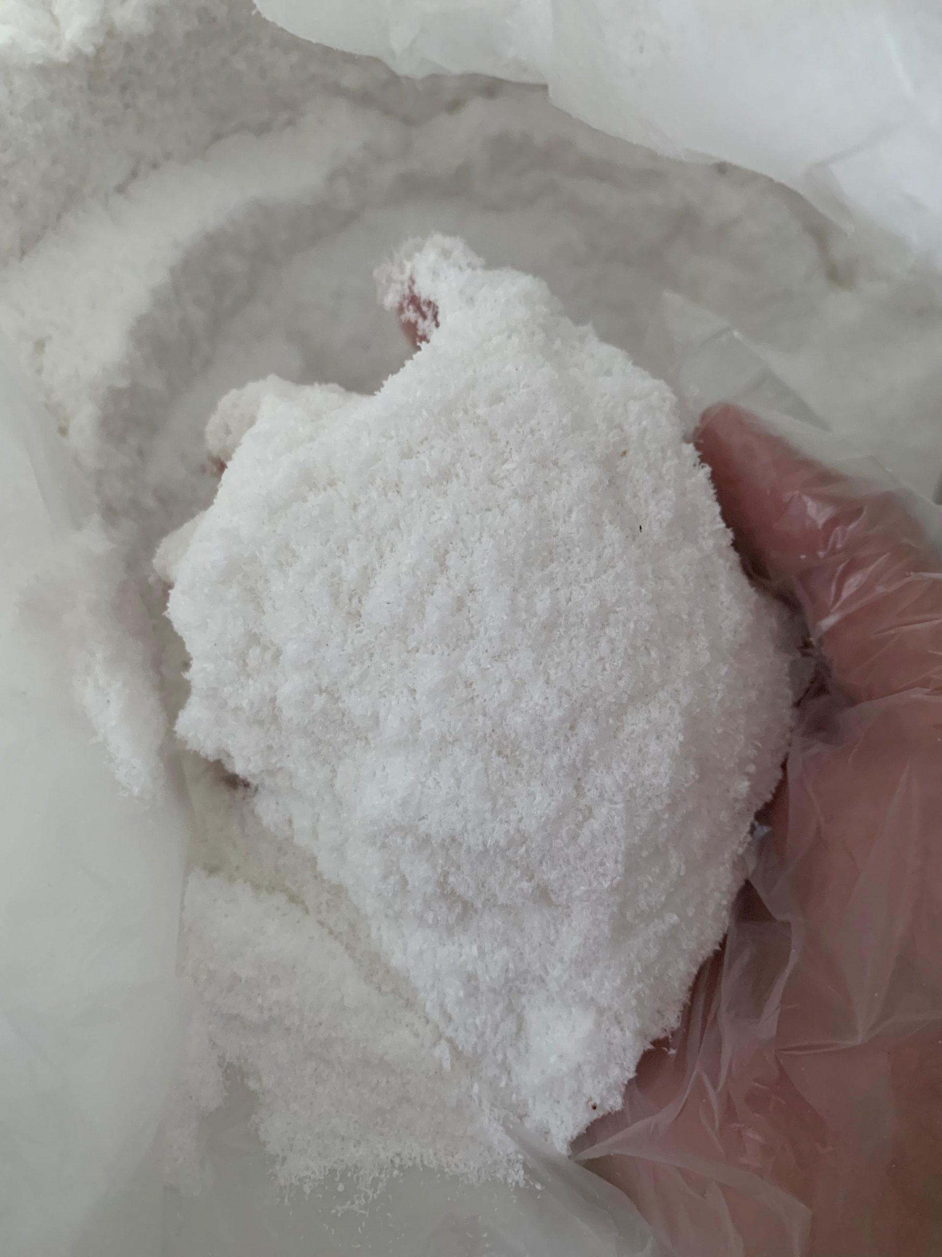 Desiccated coconut